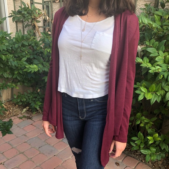 Burgundy Coverup - Picture 2 of 3